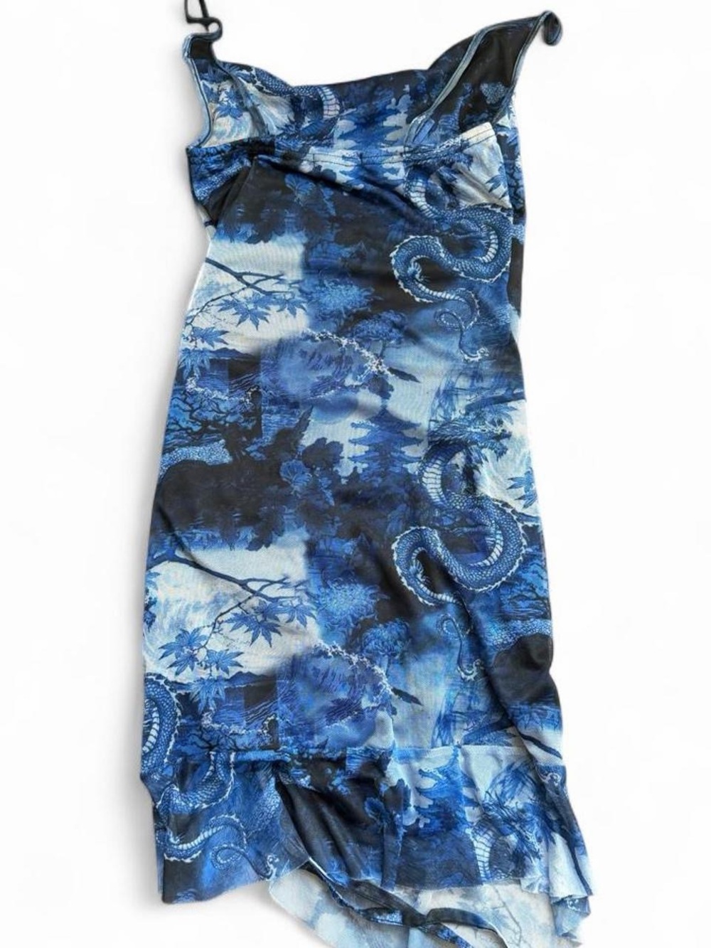 PrettyLittleThing Oriental Bodycon Dress